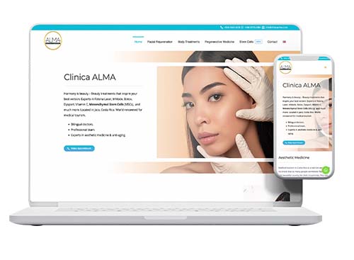 Clinica Alma Website Design › Pacific Marketing Agency