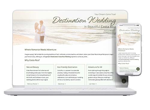 Costa Rica Wedding Website Design › Pacific Marketing Agency