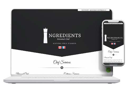 Ingredients Personal Chef Website Design › Pacific Marketing Agency