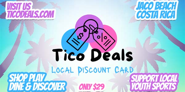 Discount Card for Jaco, Costa Rica - Tico Deals