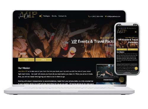 Jaco Elite VIP Website Design › Pacific Marketing Agency