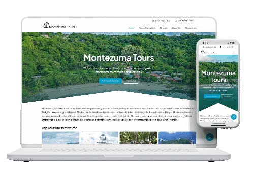 Montezuma Tours Website Design › Pacific Marketing Agency