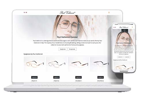 Paul Vosheront Eyewear Website Design › Pacific Marketing Agency