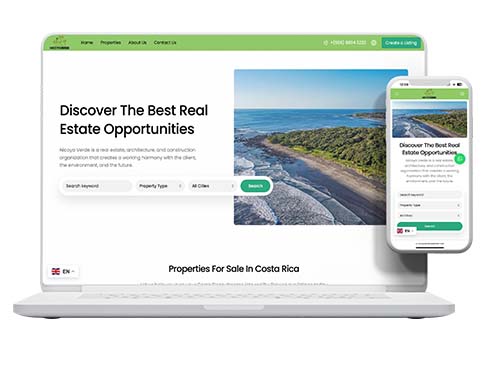 Nicoya Verde Real Estate Website design by Pacific Marketing Agency › Pacific Marketing Agency