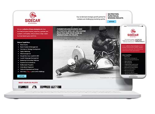 Sidecar Strategy, Landing page design by Pacific Marketing Agency › Pacific Marketing Agency
